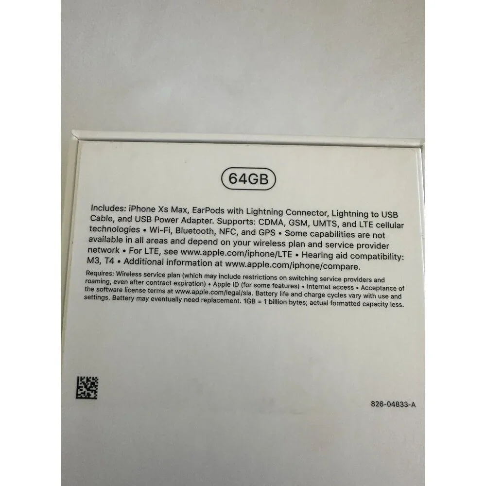 BOX ONLY 64GB iPhone Xs Max Gold Apple 🍎 Used